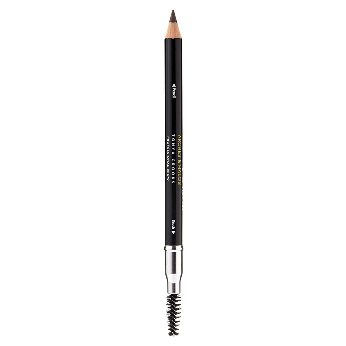 Arches & Halos Precision Brow Shaping Pencil - Double Sided Eyebrow Filler and Spoolie Brush - Creamy Texture for Shaping and Defining With Ease -