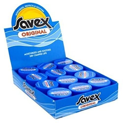 Savex Lip Balm, Original 0.25 oz 12 count (Pack of 1) Beauty & Personal Care Savex