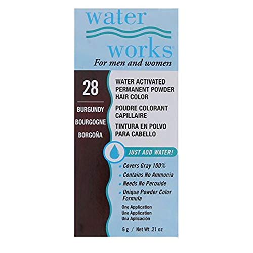 Water Works Hair Color, 28 Burgundy, 0.21 Oz Beauty & Personal Care Water Works