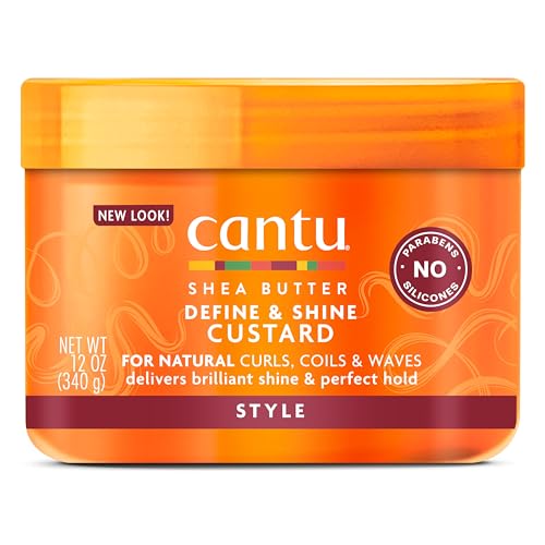 Cantu Shea Butter for Natural Hair Define & Shine Custard, 12 Oz Beauty & Personal Care Cantu