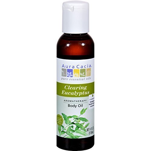 Aura Cacia Body Oil Eucalyptus Clear 4 Fz8 Beauty & Personal Care Aura Cacia