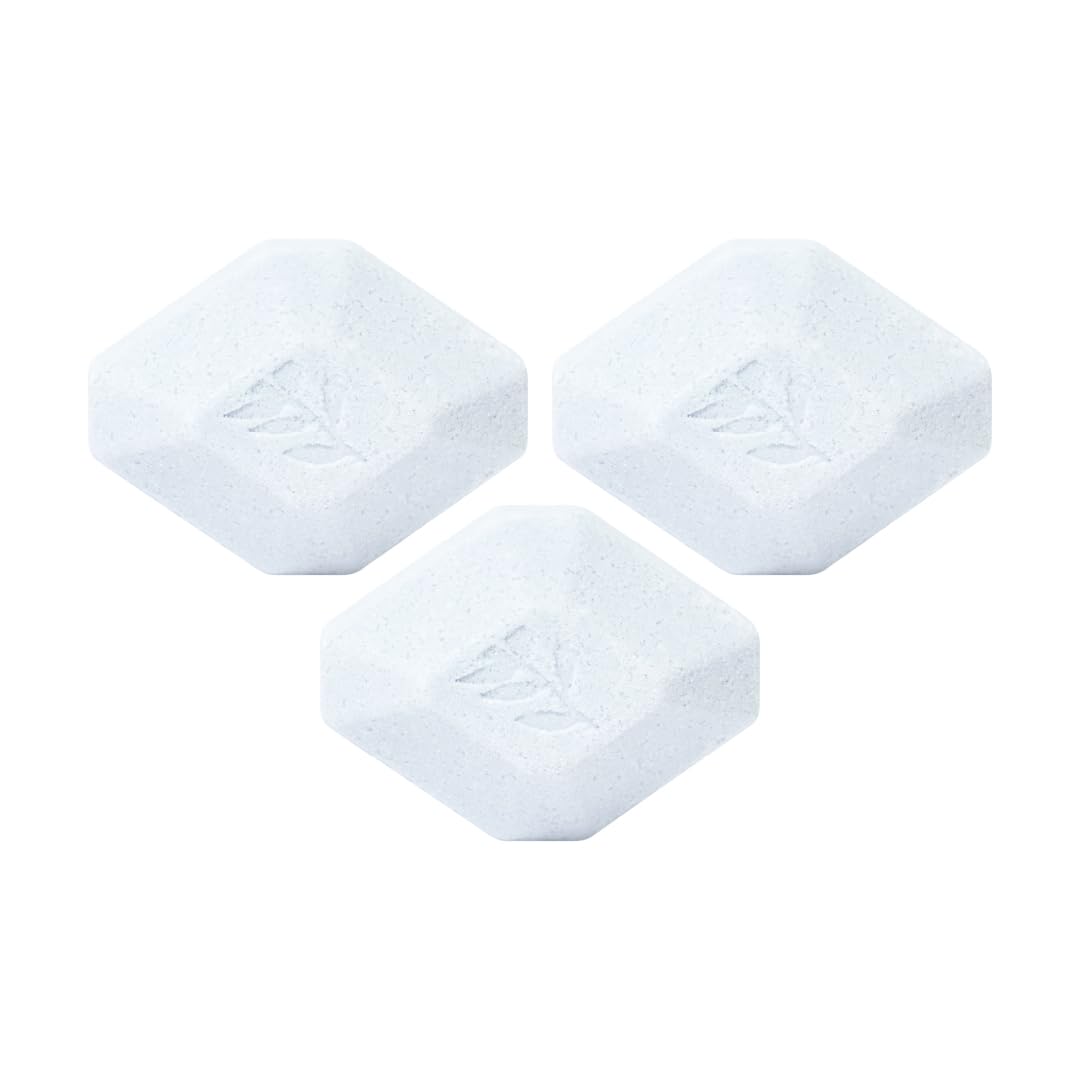 Pacha Soap Co. Epsom Salt Bath Bombs - Breathe (Peppermint & Eucalyptus), Nourishing Aromatherapy Bath Fizzies with Clean Ingredients and Essential Beauty and Personal Care Pacha Soap Co