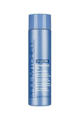 Paul Mitchell Bond Rx Reparative Oil, Repairs + Adds Shine, For Chemically Treated + Damaged Hair, 0.85 fl. oz. Beauty & Personal Care Paul Mitchell