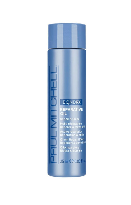 Paul Mitchell Bond Rx Reparative Oil, Repairs + Adds Shine, For Chemically Treated + Damaged Hair, 0.85 fl. oz. Beauty & Personal Care Paul Mitchell