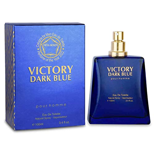 META-BOSEM Victory Oud Noir, Men's Cologne Eau de Toilette Natural Spray - Aromatic Notes - Warm Woody Fragrance - Great Holiday Gift - for All Day Beauty & Personal Care META-BOSEM
