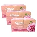 Caress Daily Silk Moisturizing Soap, White Peach & Orange Blossom, 3.75 oz 6 Bars - 3 Pack Beauty & Personal Care Caress