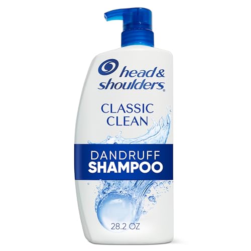 Head & Shoulders Anti-Dandruff Shampoo with 1% Pyrithione Zinc, Classic Clean, Fresh Scent, Daily Use, Moisturizing, Flake Control, Color-Safe, Safe Beauty and Personal Care Head & Shoulders Default Title