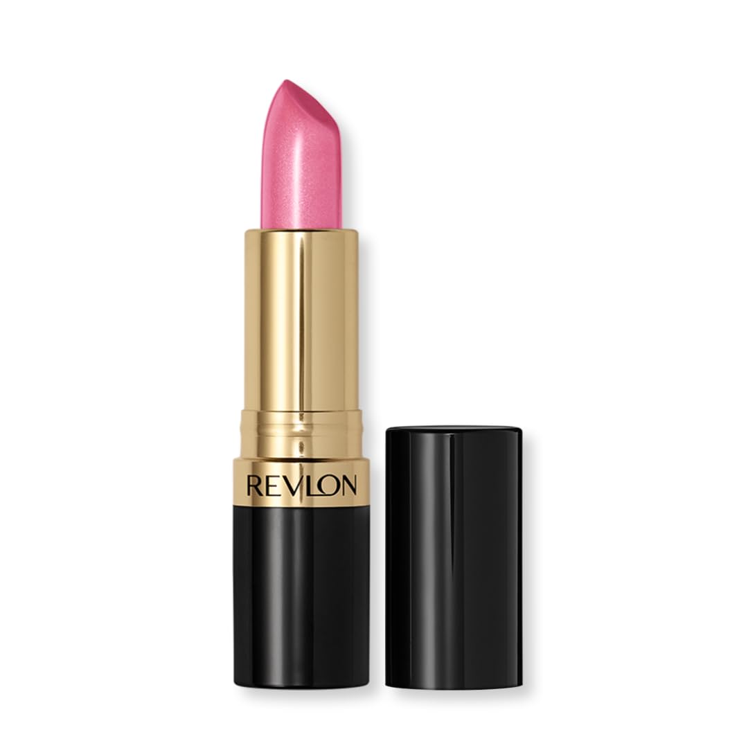Revlon Super Lustrous Lipstick, Creamy Formula For Soft, Fuller-Looking Lips, Moisturized Feel, 450 Gentlemen Prefer Pink, 0.15 oz Beauty & Personal Care REVLON