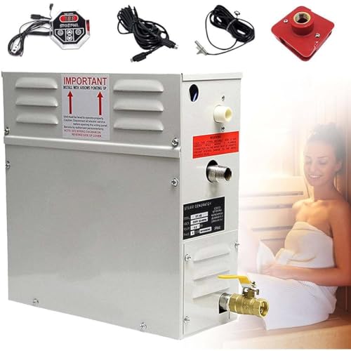 HYUIO steam Bath Steam Generator Kit with Digital Controller for SPA, Home, and Commercial Use, Efficient Steam Room Solution Beauty and Personal Care HYUIO