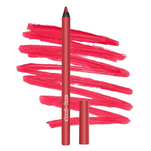 about-face Matte Fix Lip Pencil Sound The Alarm - Long-Wear, Creamy Matte Lip Liner with Hyaluronic Acid & Vitamins C & E - Vegan, Cruelty-Free, Clean Beauty & Personal Care aboutface