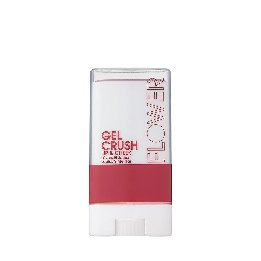 FLOWER Beauty Lip & Cheek Gel Crush | Cream Blush and Lips Tint in One Portable Multistick | Hydrating Burst of Color | (Blackberry) Beauty & Personal Care FLOWER BEAUTY