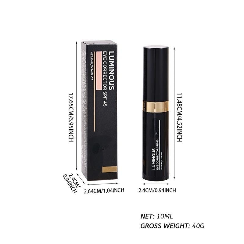 Absolutely Beautiful Under Eye Concealer - Brightens in Seconds, Crease-Proof & Lightweight, Half Pump for Both Eyes?10ml/0.34oz, Under Eye Coverage Beauty & Personal Care iACen