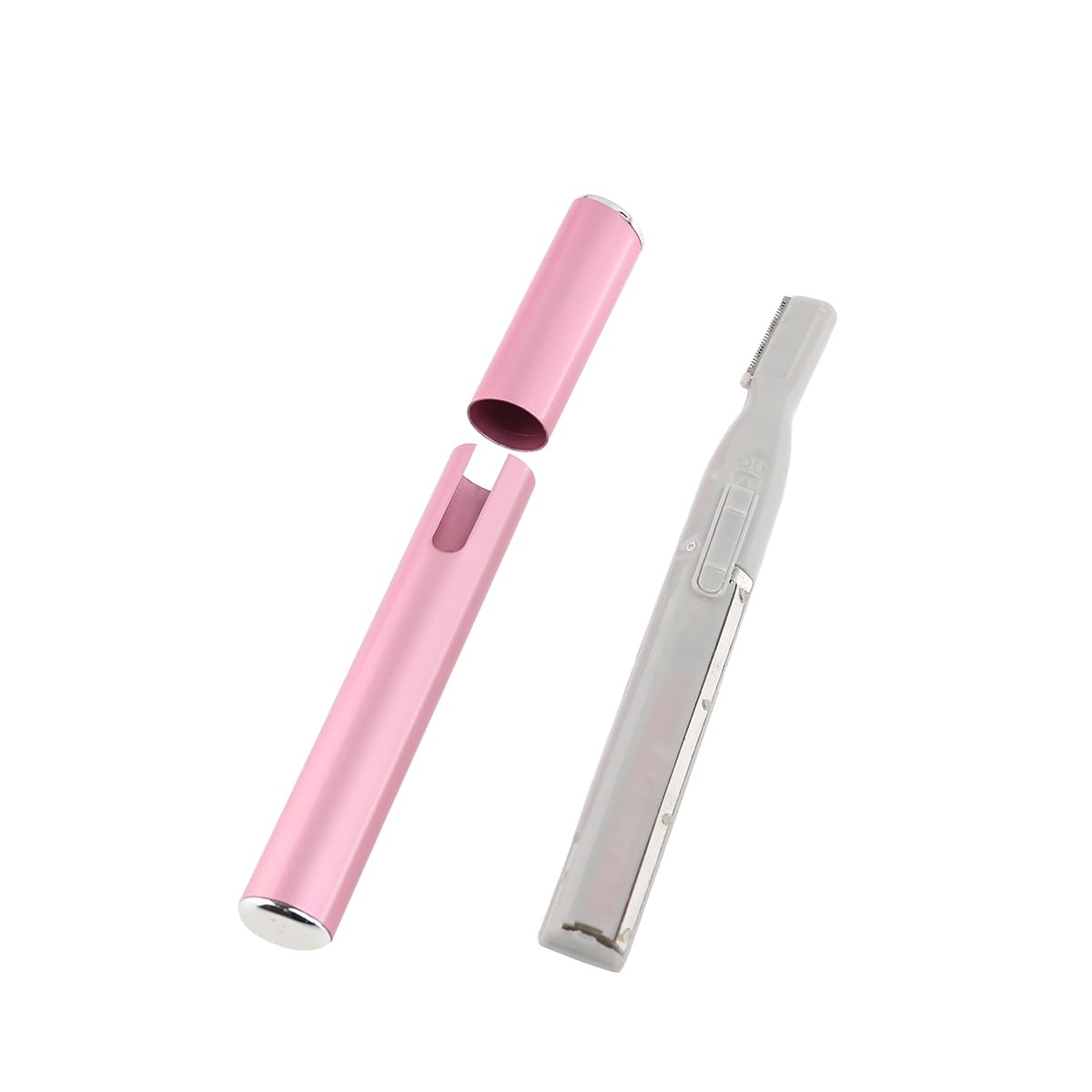 minkissy Women Electric Eyebrow Trimmer Battery Operated Facial Hair Razor with Comb Compact Size for Gentle Hair Removal on Face Neck and Arms Beauty and Personal Care minkissy