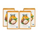 SoF Triple Milled Bar Soap - With Coconut Oil & Organic Shea Butter- Vegan & Non GMO- Free From Phthalates, Sulfates & Parabens- Shea Butter - 6 oz Beauty & Personal Care South Of France