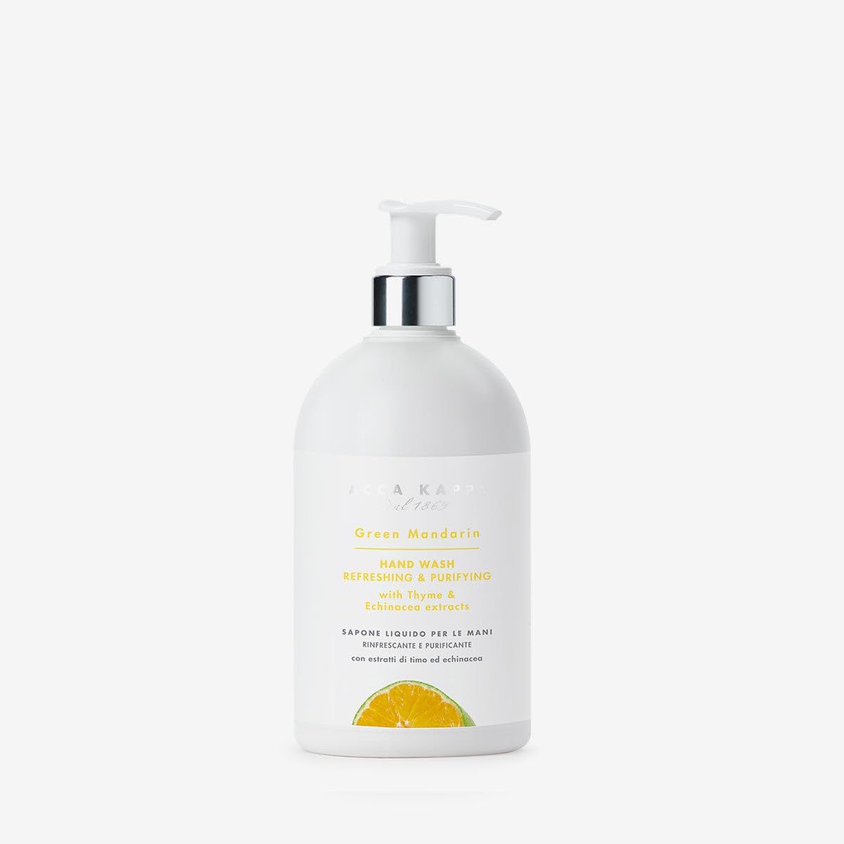 Acca Kappa Green Mandarin Hand Wash - Refreshing Citrus Liquid Soap with Botanical Extracts, 300ml Beauty and Personal Care Acca Kappa