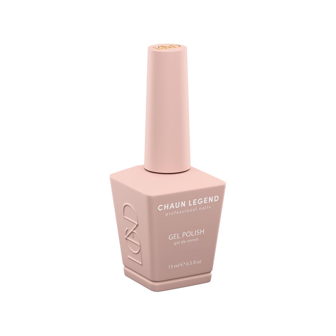 Chaun Legend Gel Nail Polish | Blushin' & Crushin' LG5125 (soft coral nude) | Soak Off UV LED Cure Gel Polish High Gloss 15ml