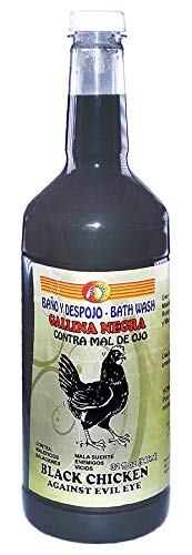 1 Bottle Extra Large Black Chicken GALLINA Negra Bath WASH BANO Y DESPOJO 32OZ Spiritual Magick Wicca Beauty & Personal Care MISTIC