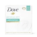 Dove Beauty Bar More Moisturizing Than Bar Soap Sensitive Skin Effectively Washes Away Bacteria, Nourishes Your Skin 3.75 oz 10 Bars Beauty & Personal Care Dove