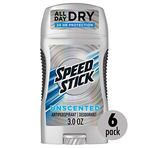 Speed Stick Power Antiperspirant Deodorant for Men, Unscented - 3 Ounce, Pack Of 6 (Packaging May Vary) Beauty and Personal Care Speed Stick