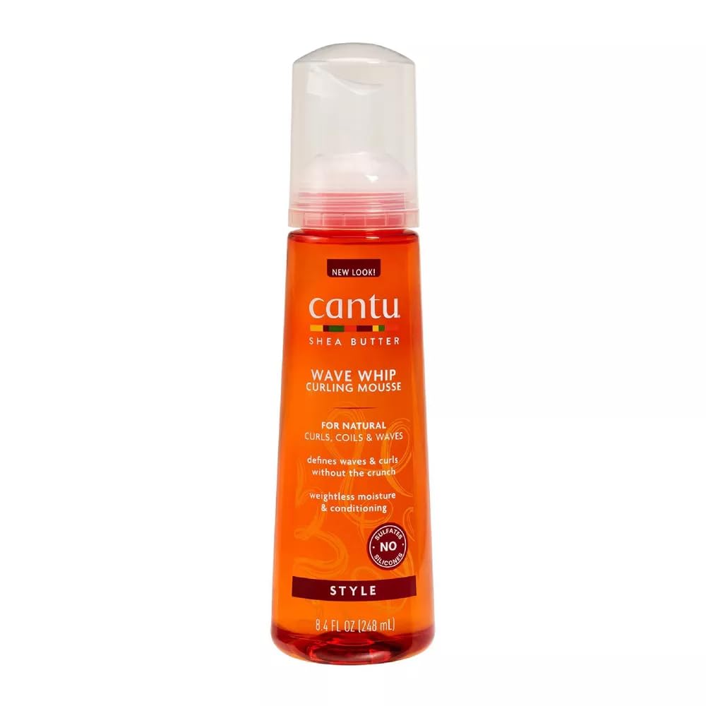 Cantu Natural Hair Wave Whip Curling Mousse,8.4 oz Beauty & Personal Care Cantu