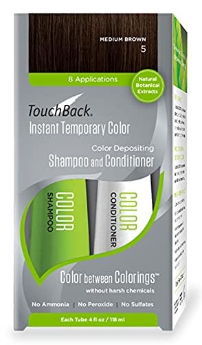 TouchBack Color Shampoo and Conditioner Set (Medium Brown) Beauty & Personal Care TouchBack
