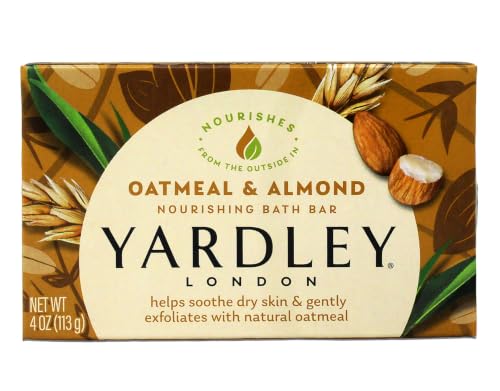 Yardley Oatmeal and Almond Bar Soap, 4.0 Oz. (Pack of 48) Beauty & Personal Care Yardley
