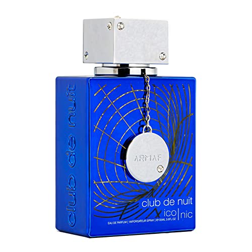 Armaf Club de Nuit Blue Iconic for Men Eau de Parfum Spray, 3.6 Ounce Beauty and Personal Care Armaf Default Title
