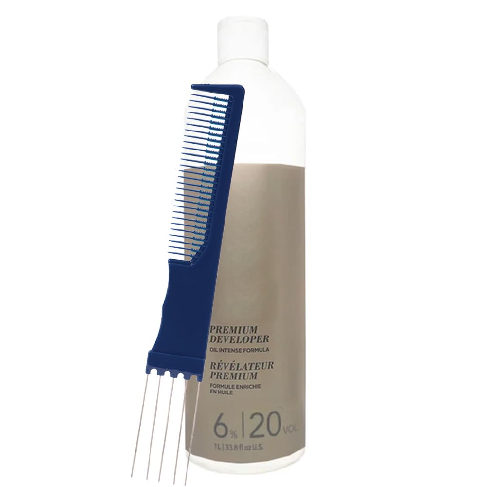 BlondeMe Developer 6% / 20 Volume 33.8 Oz with Dual Purpose Comb Beauty & Personal Care M Hair Designs
