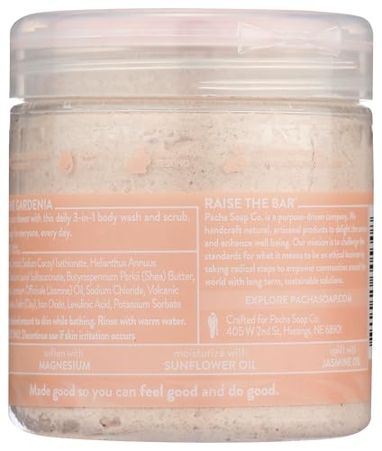 PACHA SOAP Jasmine Gardenia Whipped Soap, 8 OZ Beauty & Personal Care Pacha Soap Co