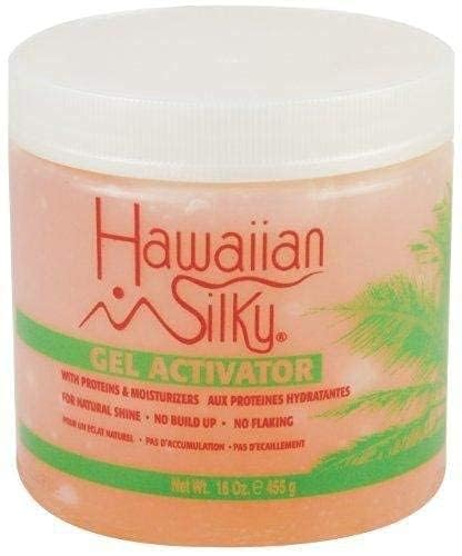 Hawaiian Silky Hair Care Gel Activator, 16 fluid ounces, Pink, 16 Ounce, Unscented, for Promoting hair growth, Moisturizing dry hair, Straightening Beauty & Personal Care Hawaiian Silky