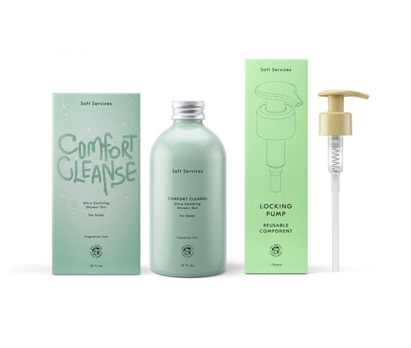 Soft Services COMFORT CLEANSE Ultra Soothing Shower Gel Beauty & Personal Care Soft Services