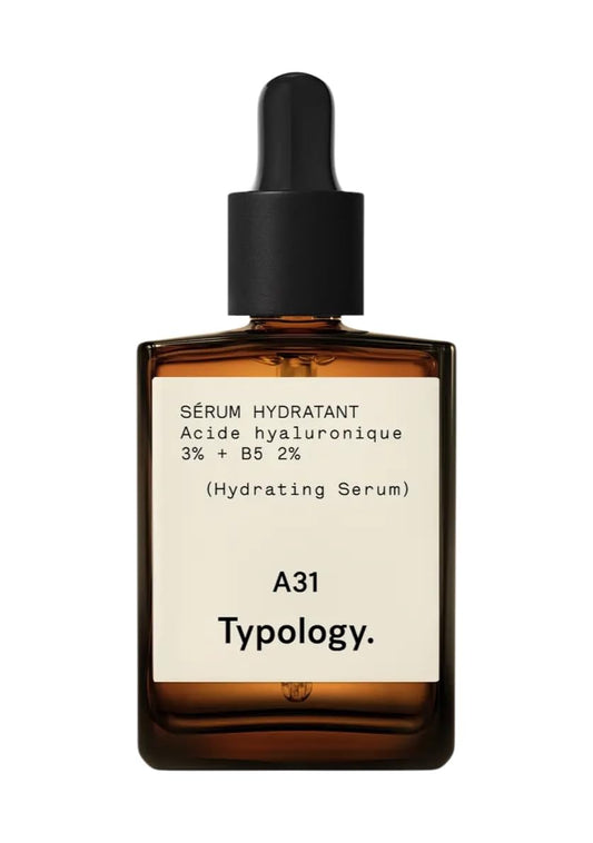 Typology A31 Hydrating Serum, 3% Hyaluronic Acid + 2% B5, Moisturizing Face Serum 0.5 fl oz Beauty & Personal Care Typology