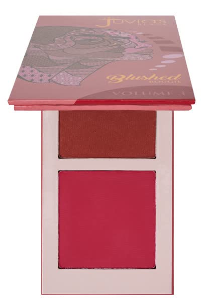 Juvia's Place Blushed Duo Blush Volume3 - Two Tone Pigmented Buildable Pressed Mineral Powder - Rosy Natural Cheeks Matte Fresh Finish for All Skin Beauty & Personal Care Juvia's Place