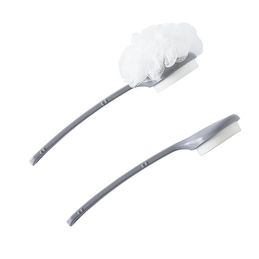 DOITOOL 4pcs Gray Bath Scrubber Body Cleaning Brush Soft Massaging Shower Brush for All Skin Types Gentle Exfoliation and Deep Cleansing Bathing Beauty and Personal Care DOITOOL