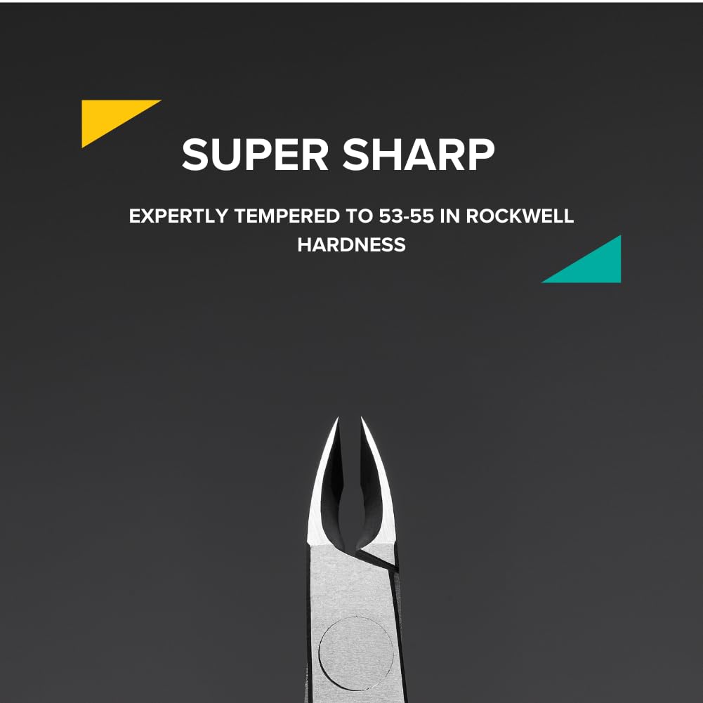 Rui Smiths Professional Cuticle Nippers, Gold-Plated Carbon Steel, French Handle, Double Spring, 6mm Jaw (Full Jaw) Beauty & Personal Care Rui Smiths