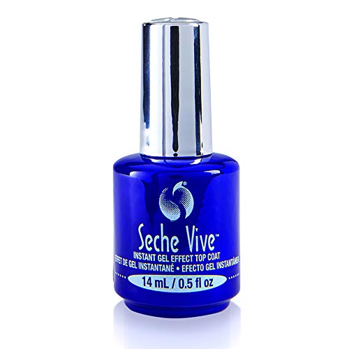 Seche Vive Gel Effect Top Coat 0.5Oz, Boxed