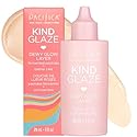 Pacifica Makeup Primer - Kind Glaze Dewy Glow Layer, Hydrating Primer with Vegan Collagen, Squalane & Ceramides for Soft-Focus Radiance, Vegan Beauty & Personal Care Pacifica