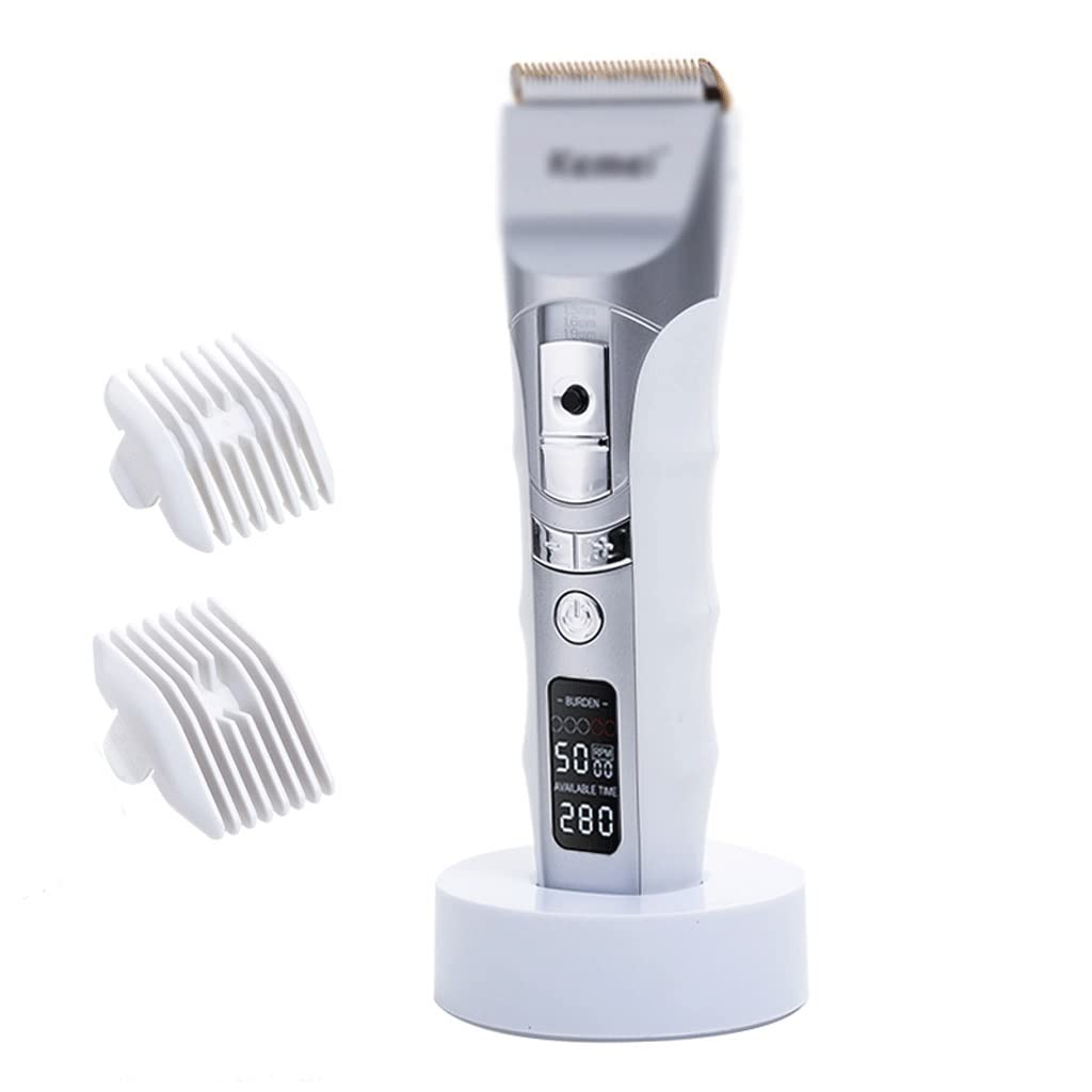 HIONJIN Hair Clippers Home Rechargeable Electric Hair Clippers Electric Hair Clippers with Base Beauty and Personal Care HIONJIN