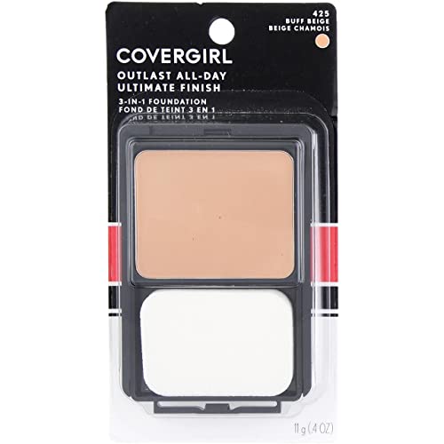 CoverGirl Ultimate Finish Liquid Powder Make Up, Buff Beige [425] 0.40 oz (Pack of 5) Beauty & Personal Care COVERGIRL