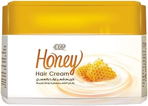 EGYPT EXPORT Eva Honey Hair Cream for All Hair Types, All the Benefits of Pure Honey, Soft, Shiny, Radiant Hair with a Touch of Elegance (Large Pack Beauty & Personal Care EGYPT EXPORT