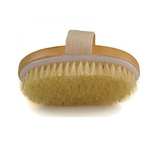 Dry Skin Body Brush, Natural Bristle, Remove Dead Skin and Toxins, Improves Skin's Health and Beauty Beauty and Personal Care Bonure