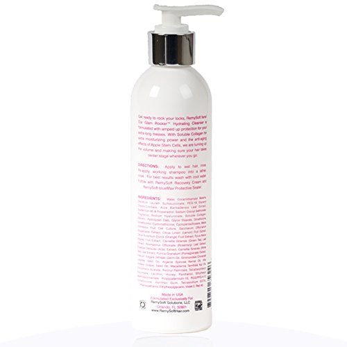 RemySoft Glam Rocker System - Safe for Hair Extensions, Weaves and Wigs - Salon Formula Shampoo, Conditioner & Serum - Gentle Sulfate-free Lather Beauty & Personal Care RemySoft