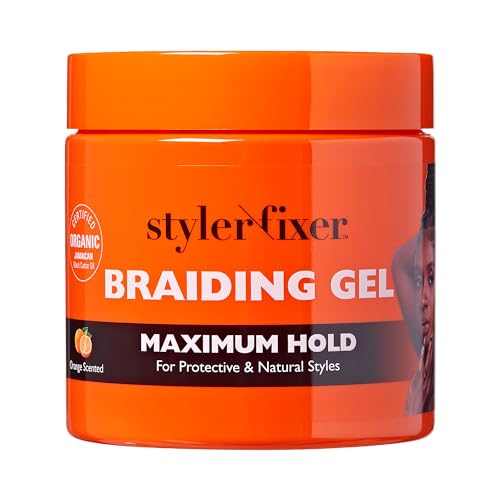 Red by Kiss Braiding Gel Maximum Hold Styler Fixer for Box Braids & Cornrows, Hydrating, Conditioning, Long-Lasting Frizz Control, 4C Moisturizing Beauty & Personal Care Red by Kiss