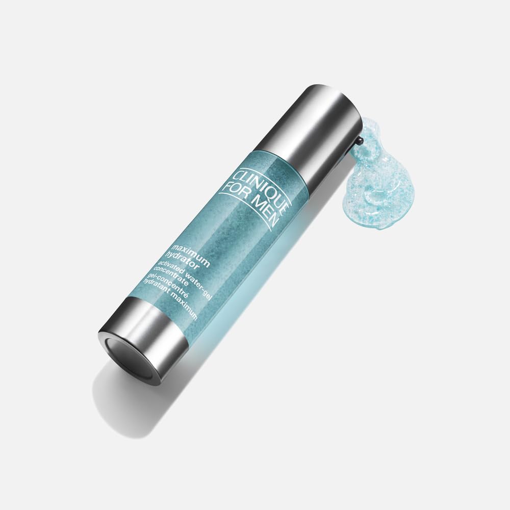 Clinique For Men Maximum Hydrator Activated Water-Gel Concentrate | Lightweight Moisturizer | 72-Hour Hydration | All Skin Types, 1.6 Fl Oz Beauty & Personal Care Clinique