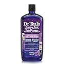 Dr Teal's Foaming Bath With Pure Epsom Salt Sleep Bath With Melatonin & Essential Oils 34 FL OZ Beauty & Personal Care Dr Teal's