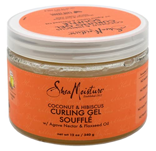 Shea Moisture Coconut & Hibiscus Curling Gel Souffle 12 Ounce (354ml) (Pack of 6) Beauty & Personal Care SheaMoisture