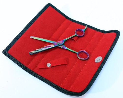 Defender 6.5-inch Multicolor Professional Hair Cutting Razor-edge Thinning Shears