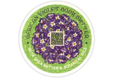 Greenwich Bay Trading Company Botanic Body Butter with Shea Butter and Cocoa Butter 8oz Tub (African Violet) Beauty & Personal Care Greenwich Bay