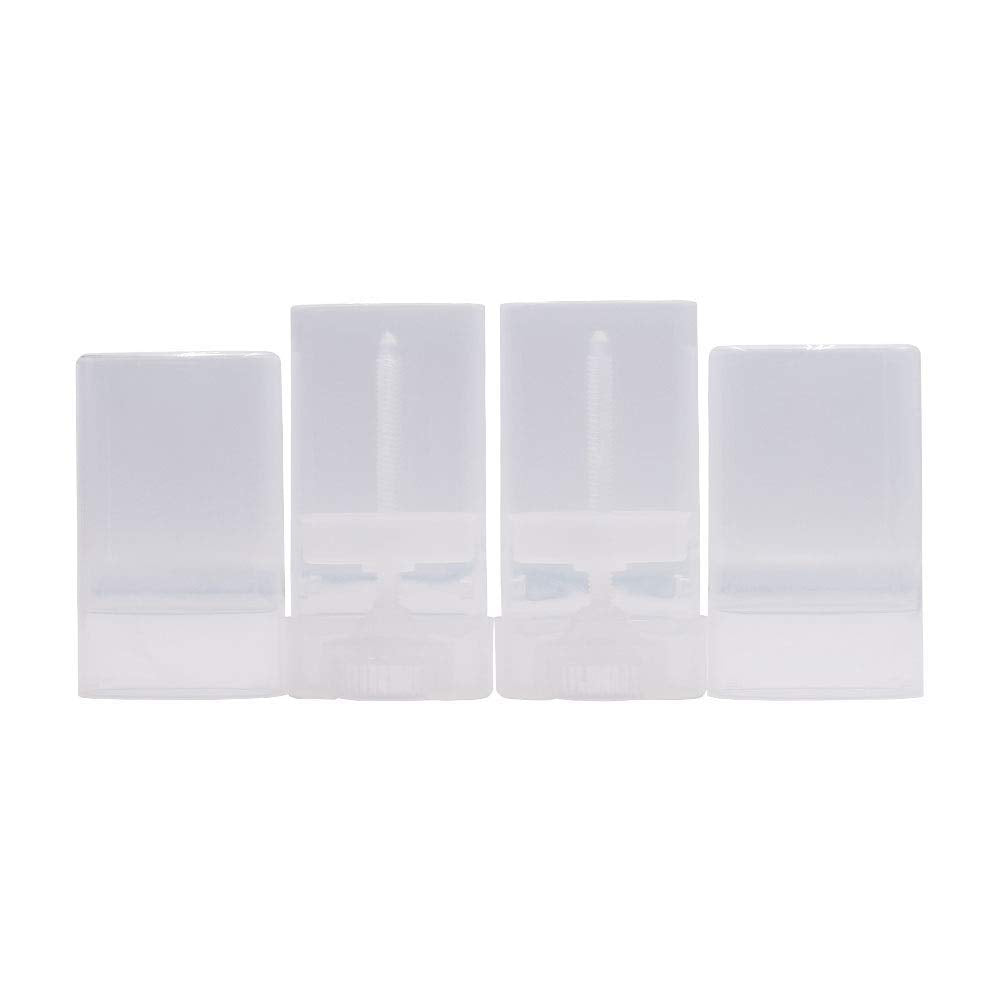 20 Pcs 15ML Clear Empty Plastic Oval Deodorant Containers Lipstick Lip Balm Tubes 0.5 Oz Oval Twist-Up Refillable Tubes BPA Free for DIY Lip Balm Beauty & Personal Care Qixivcom