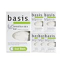Basis Sensitive Skin Bar Soap for Body, Hands and Face, Unscented Soap Bar for Sensitive Skin with Chamomile and Aloe Vera, Bar Soap Bulk Pack, 4 Oz Beauty & Personal Care Basis